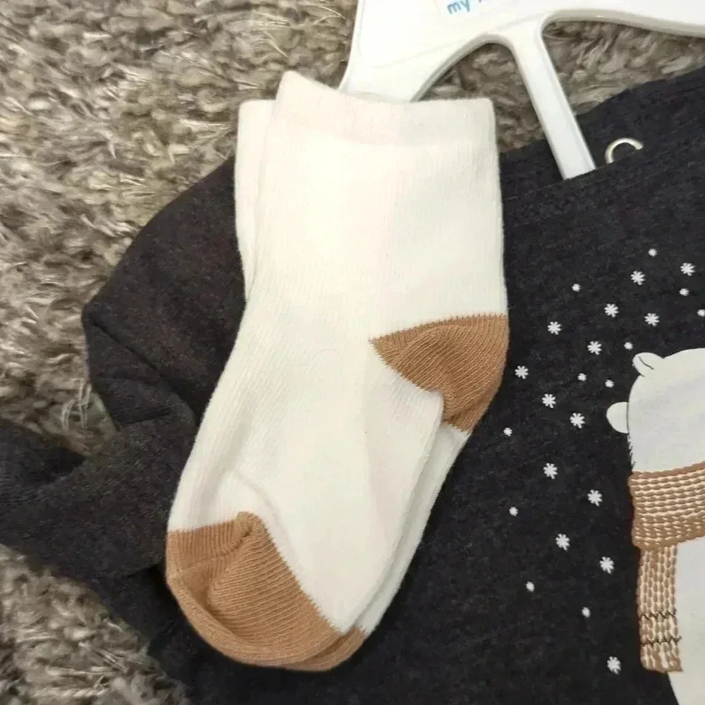 Baby Carter's 3 piece polar bear outfit set